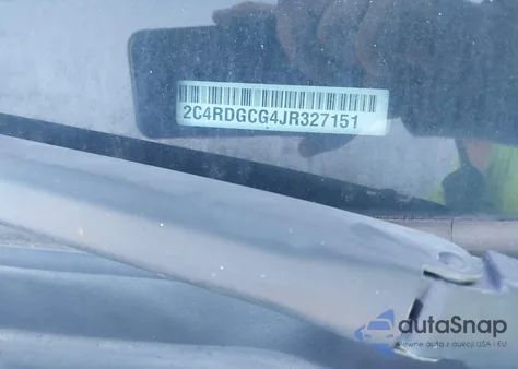 2018 Dodge Grand Caravan Sxt из США, поврежденный, VIN 2C4RDGCG4JR327151